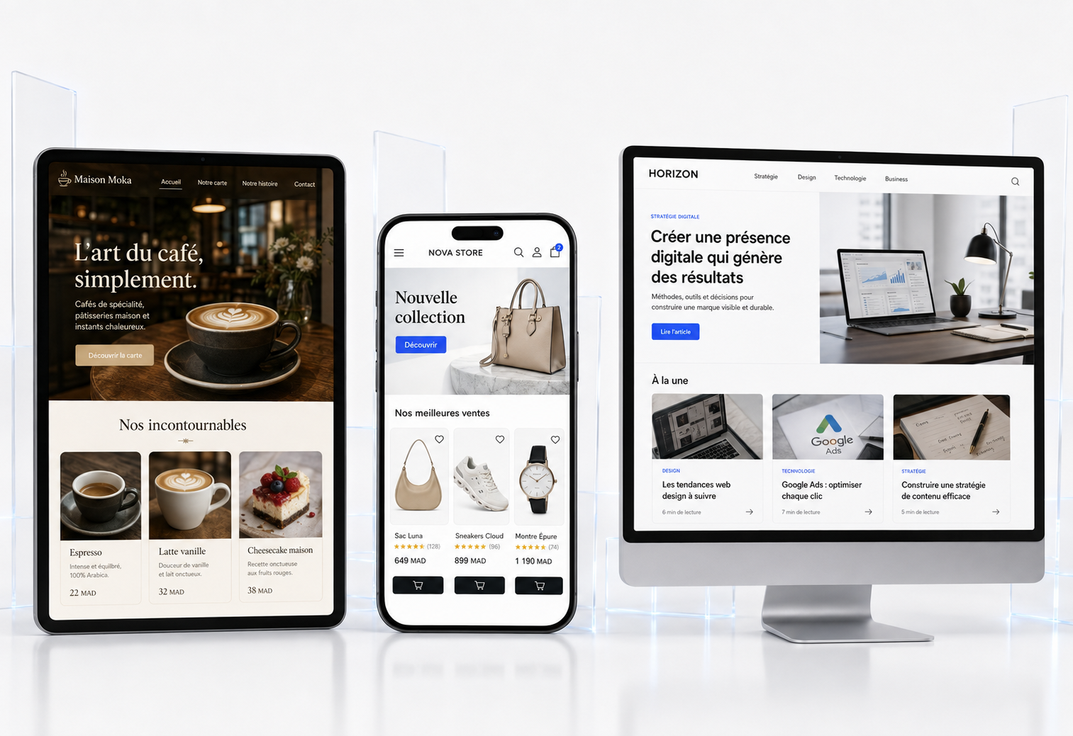 Nos offre de sites web skaii service